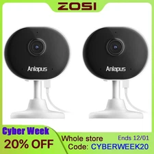 2pcs 1080P WiFi Security IP 2-Way Audio Indoor Home Camera 2MP Baby pet Monitor