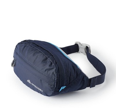 New Gregory Nano Waistpack Fanny Pack Belt Bag 3.5L Navy Blue Unisex $50 NWT