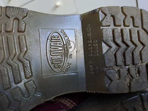 Botas Solovair Southerner UK5 38 US7 Hechas en Inglaterra 11 Ojos Puntera de Acero Dr Martens - Imagen 21 de 21