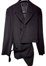 Comme des Garcons Deformed China Kung Fu Jacket Black Used -Shipping from Japan