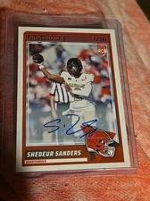 2025 Score Shedeur Sanders rookie autograph auto CLEVELAND BROWNS 