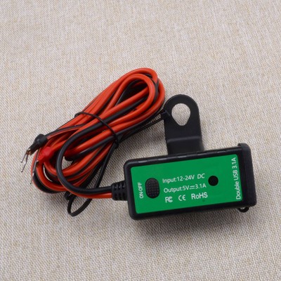 Motorrad ATV UTV SAE auf Dual USB Ladegerät Adapter Kabel Wasserdicht