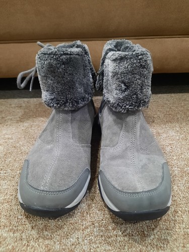 Easy Spirit Eselementa Winter Snow Faux Fur Ankle Boots gray Size US 6. Cute - Picture 2 of 9