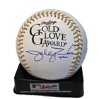 Jake Peavy Autographed Official Gold Glove Baseball Padres Red Sox Giants Signed