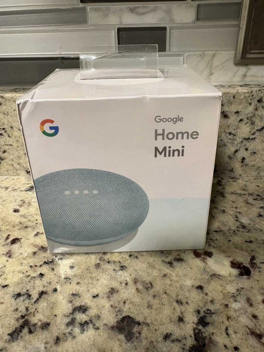 Google　HOMEMINI Google Home Mini Aqua - Voice Assistant Enabled Smart Device