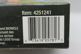 *New In Sealed Box* LEGO BIONICLE: Rahaga Bomonga (Item # 4878)