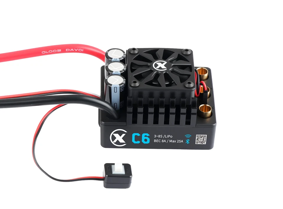 XC C6 ESC 200A 3-8S LiPo 33.6V for RC Brushless Motor 1/8 1/7 Car - Image 3 of 4