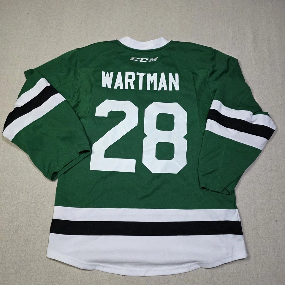 CCM Dallas Stars Metro Hockey League Jersey  Green Size Small Read Description - Image 2 of 4