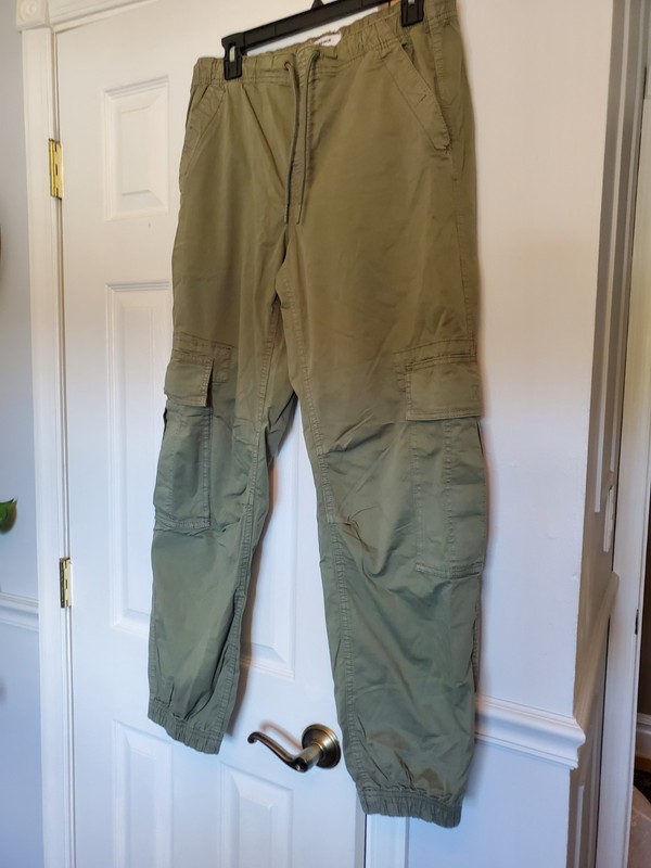 Garage Pants Women’s P/S Green Khaki Cargo Baggy Skate Grunge 90s Y2K