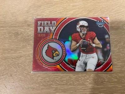 2025 Bowman University Best Miller Moss Field Day Orange Refractor /25 SP LVILLE