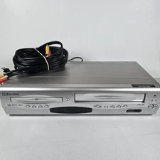 Emerson EWD2203 DVD VCR Combo Player 4 Head Hi-Fi  ~ No Remote ~Tested & Works