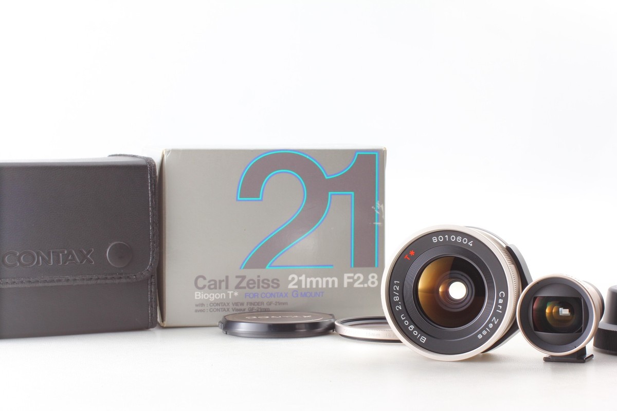 美品】Contax Carl Zeiss Biogon T* 28mm F/2.8 Lens for G1/G2 ケース 