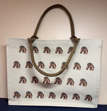 Tote Bag in English Horse Design, Equestrian, Western, Dressage