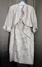 David's Bridal Mother of the Bride Dress & Jacket 16W Wedding