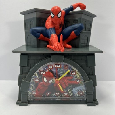 Marvel Amazing Spiderman Clock And Bank Spider-Man 2012 Working