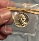 1962 Washington Quarter Gem Proof; 90% Silver