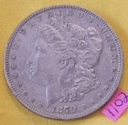 ⚡️🚚🔥XF-AU 👀🔥1879-O Morgan Silver Dollar AU+++