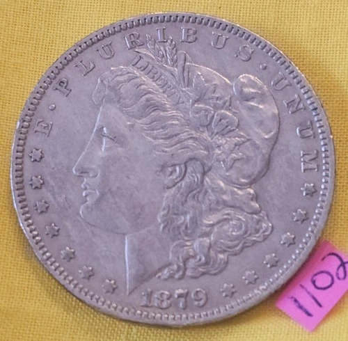 ⚡️🚚🔥XF-AU 👀🔥1879-O Morgan Silver Dollar AU+++