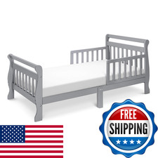 Davinci Sleigh Toddler Bed In Grey