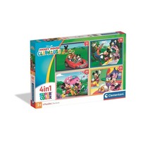 Disney Mickey Pixar Clubhouse 4-In-1 Puzzle Clementoni