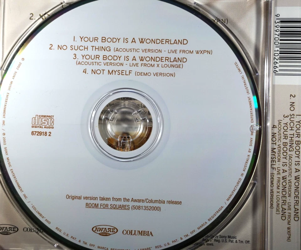 John Mayer - Your Body Is A Wonderland - CD, en muy buena condición Foto 2 de 2