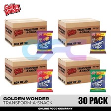 Golden Wonder Transform A Snack (30 x 27g) | BBQ, Beef, Cheese & Onion or Spicy