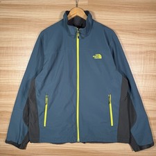 The North Face Apex Chromium Bionic Full Zip Soft Shell Mens Blue Jacket