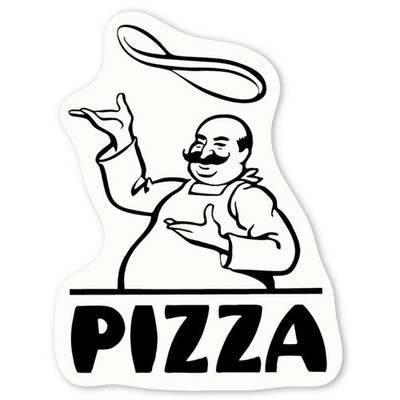 Aufkleber Sticker ''Pizza Chef'' (DW063942)