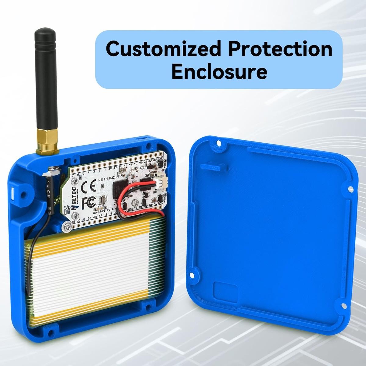 1 set ESP32 LoRa V3 modulaire printplaat met 868 MHz-antenne 3000 mAh