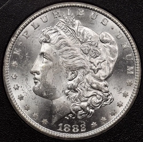 Set of 3 1882/83/84-CC GSA Hardpack Morgans, all NGC MS63 DavidKahnRareCoins