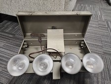 Vintage Logan "Mini" Light Bar 4 Blubs For Photo's and Lighting Fully Working