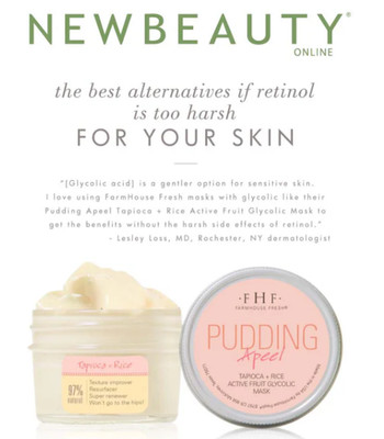  Pudding Apeel  Tapioca + Rice Active Fruit Glycolic Mask 4 oz F H F Organics