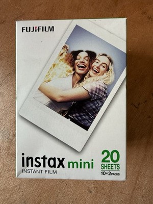 FUJI FILM INSTAX MINI SOFORTBILDKAMERA FILM WHITE BOARDER 20 BLATT ABGELAUFEN 2028