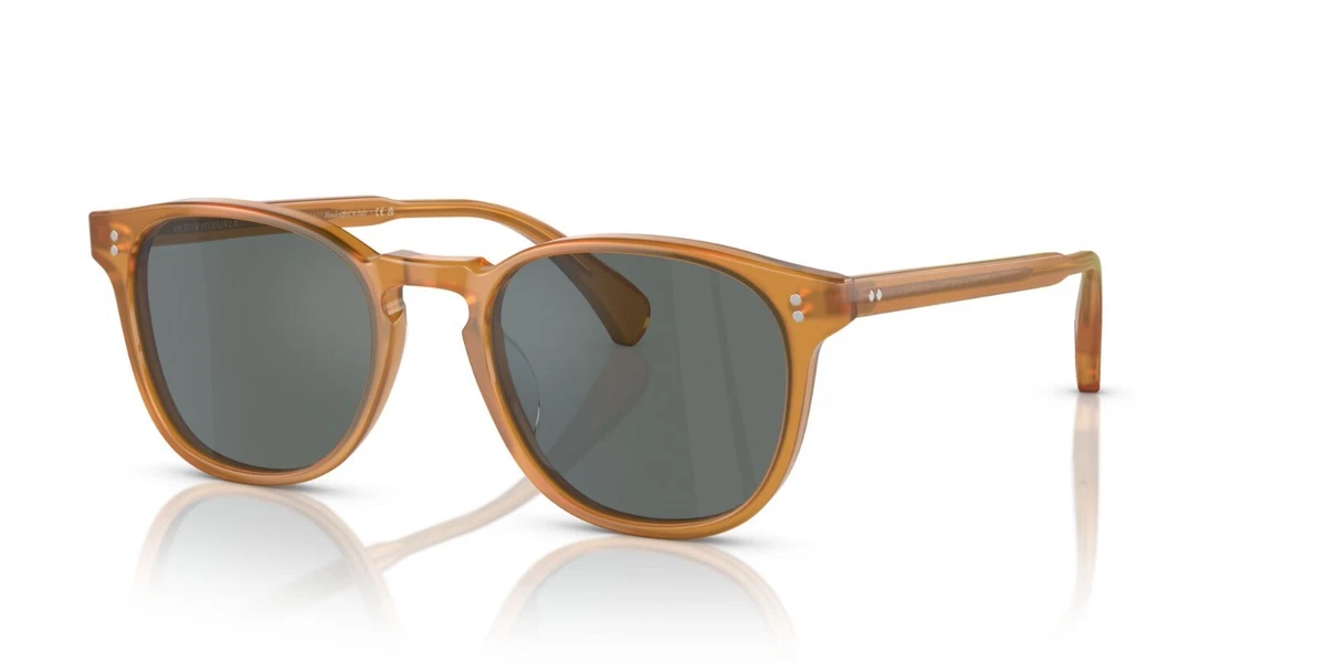 OLIVER PEOPLES | Kosa Deep Blue Polarized Glass Sunglasses Round OV5391S Oliver Peoples Blue Sunglasses for Men for sale | eBay main image 4
