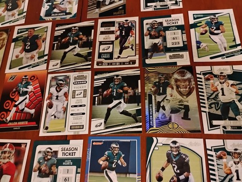 Jalen Hurts 33 Card Lot Philadelphia Eagles - 第 5/9 張圖片
