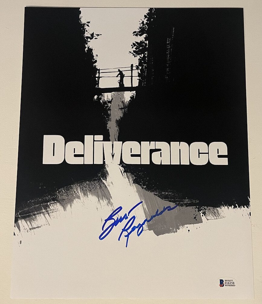 Burt Reynolds Autographed Signed DELIVERANCE 11X14 PHOTO BECKETT BAS 2 