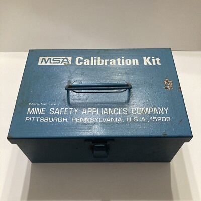 Vintage MSA Calibration Kit 458300 Combustible Gas Alarm Model 100