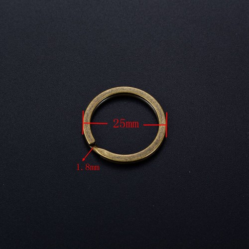 150pcs Copper offres Keyrings Metal Retro Simple Keychain Ring for Key
