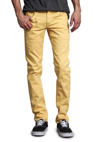 Victorious Men's Skinny Fit Jeans Stretch Colored Pants DL937 - FREE SHIP - Picture 75 of 78