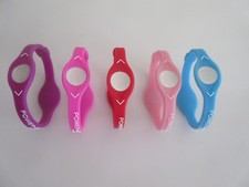 5PCS RED,2PINK,PURPLE,BLUE Power Balance Energy Health Band Bracelet XS,S,M,L,XL