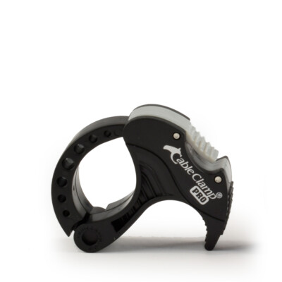 Cable Clamp  Pro Kabelklammer bis Ø 25 mm, klein, schwarz, 5 Stück, Kabelbinder