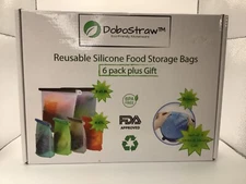 Dobostraw Eco Friendly Kitchenware.  Reusable Food Storage Bags
