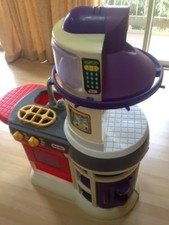 Kids Pretend Play Little Tikes Kitchen Set Playset with light
