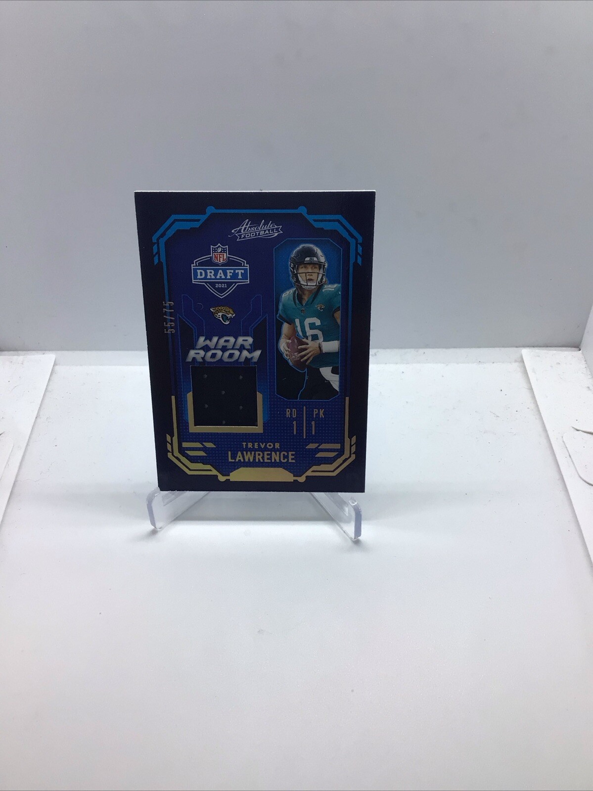 Trevor Lawrence Panini Absolute War Room Materials #TRL Gold