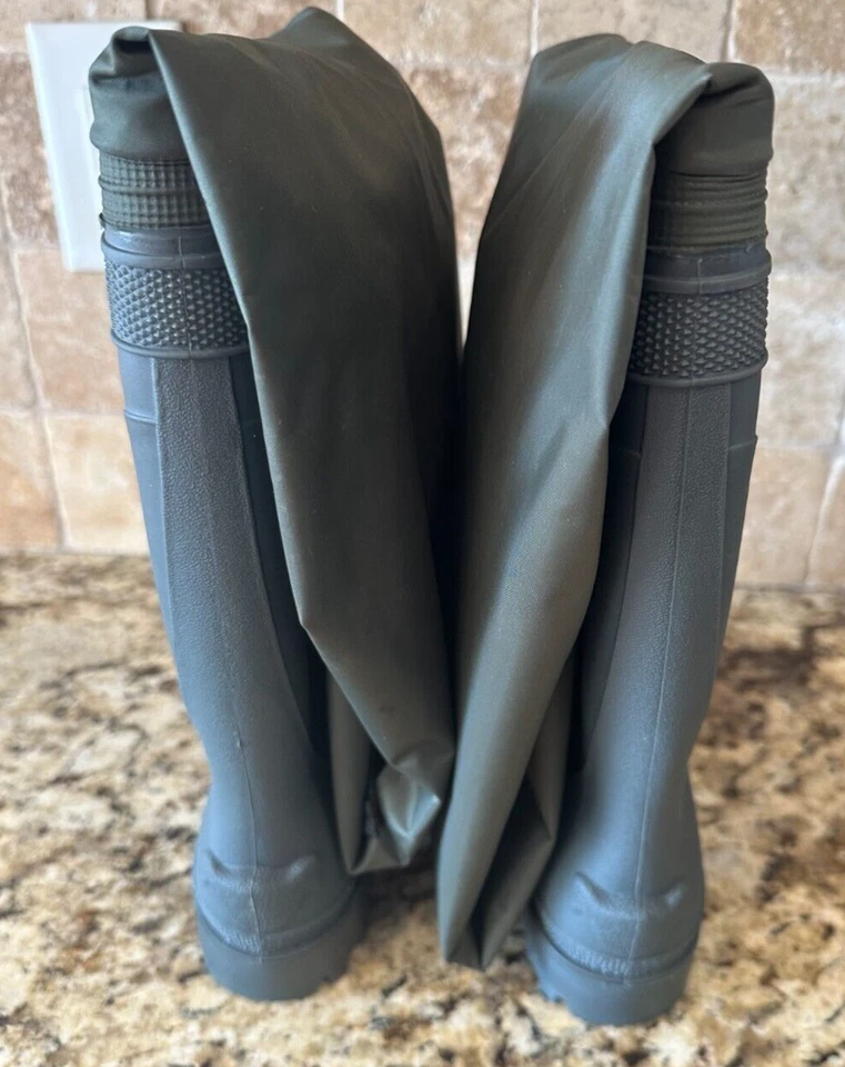 Rustic Ridge Green Hunting Wader Lug Boot Sz 7 - Image 3 of 4