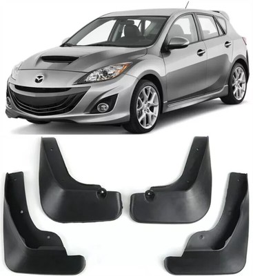 New Splash Guards Mud Flaps For 2010-2013 Mazda 3 Axela Mazdaspeed / S Hatchback