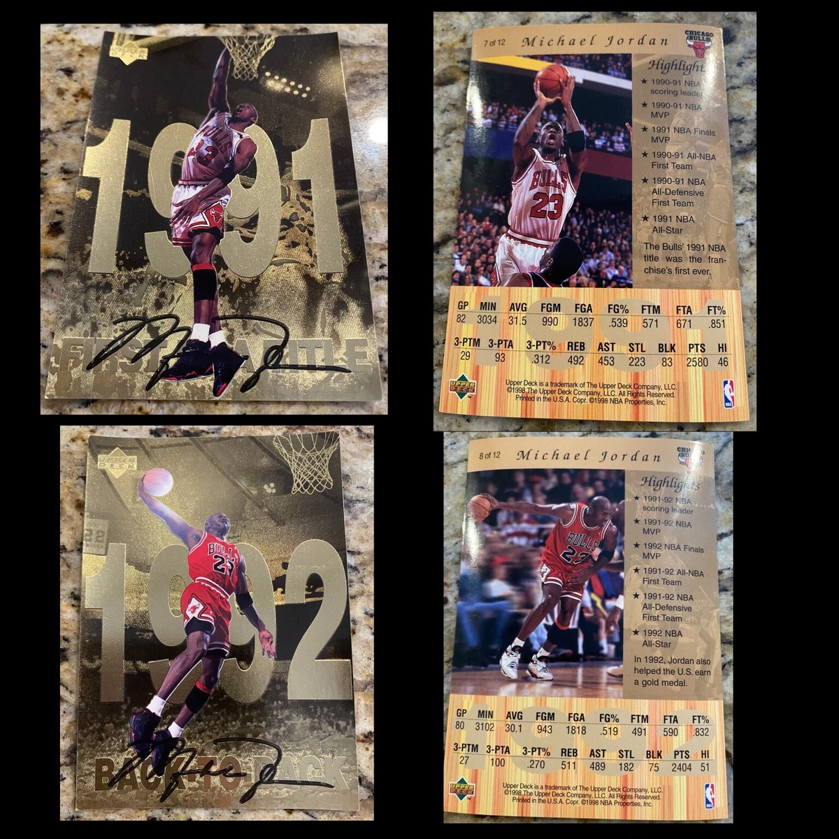 Michael Jordan Upper Deck Oversized Gold Cards 85-97 | eBay Michael Jordan Upper Deck Oversized Gold Cards 85-97 | eBay