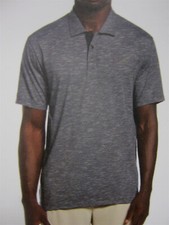 perry ellis moisture wicking short sleeve slub polo nwt men's blue XXL 2053