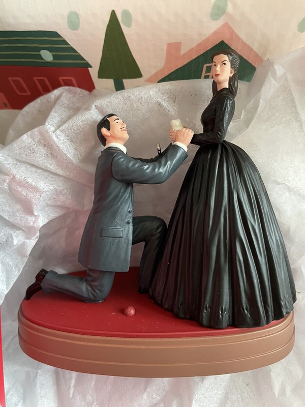 Hallmark 2016 AN HONORABLE PROPOSAL GONE WITH THE WIND Magic Ornament 