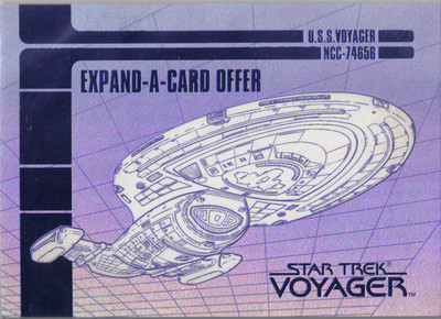 STAR TREK VOYAGER SEASON 1 EXPAND-A-CARD X-1 ex